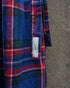 <販売開始 9月19日 金曜日 21:00 〜> INDIGO Tartan Apron Dress / Red・Blue